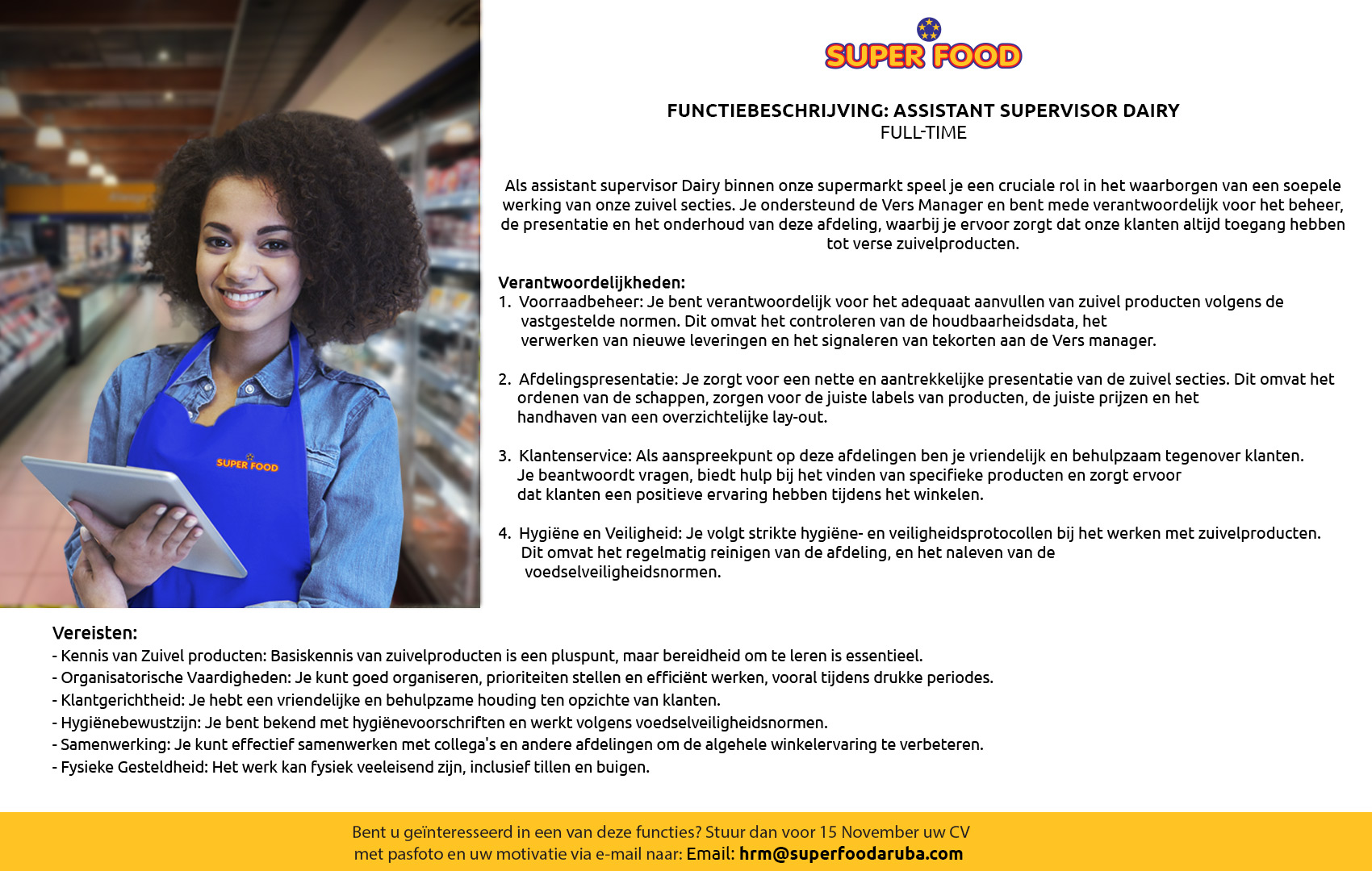 Super Food Plaza Shopping center Aruba